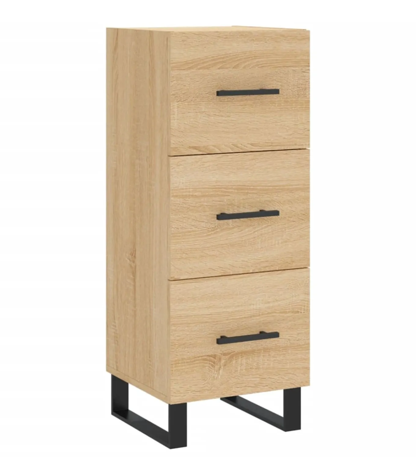 Dressoir 34,5x34x90 cm bewerkt hout sonoma eiken