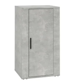Dressoir 40x33x70 cm bewerkt hout betongrijs