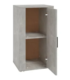 Dressoir 40x33x70 cm bewerkt hout betongrijs