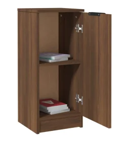 Dressoir 30x30x70 cm bewerkt hout bruin eikenkleur