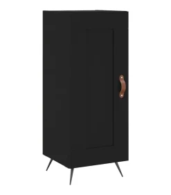 Dressoir 34,5x34x90 cm bewerkt hout zwart