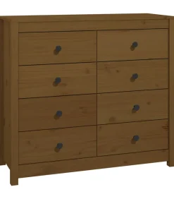 Dressoir 100x40x90 cm massief grenenhout honingbruin