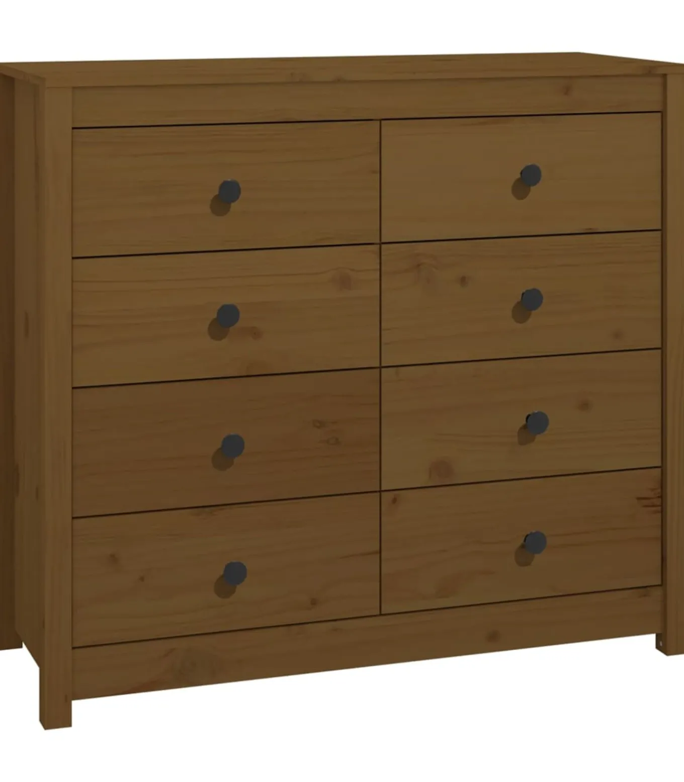 Dressoir 100x40x90 cm massief grenenhout honingbruin