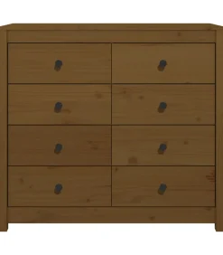 Dressoir 100x40x90 cm massief grenenhout honingbruin