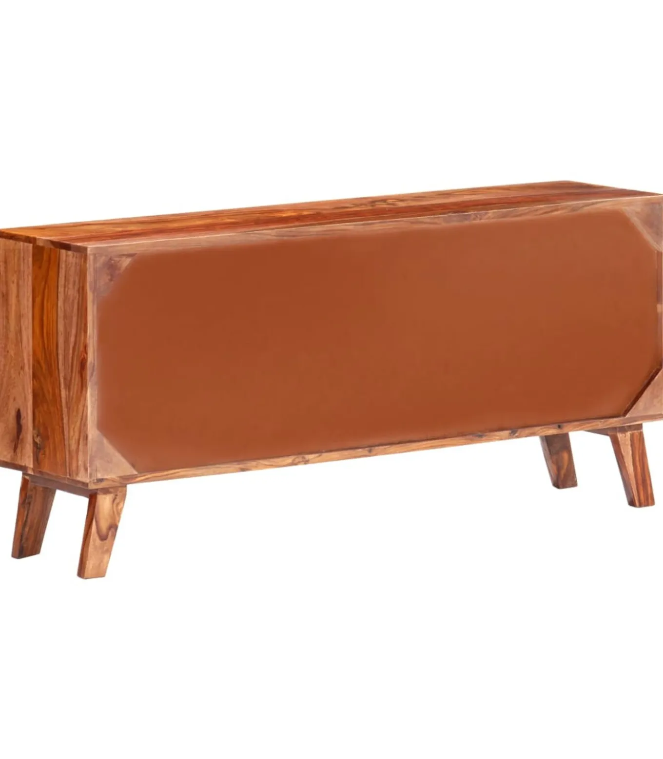 Dressoir 120x30x55 cm massief hout grijs