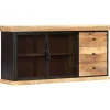 Dressoir 150x40x75 cm massief mangohout