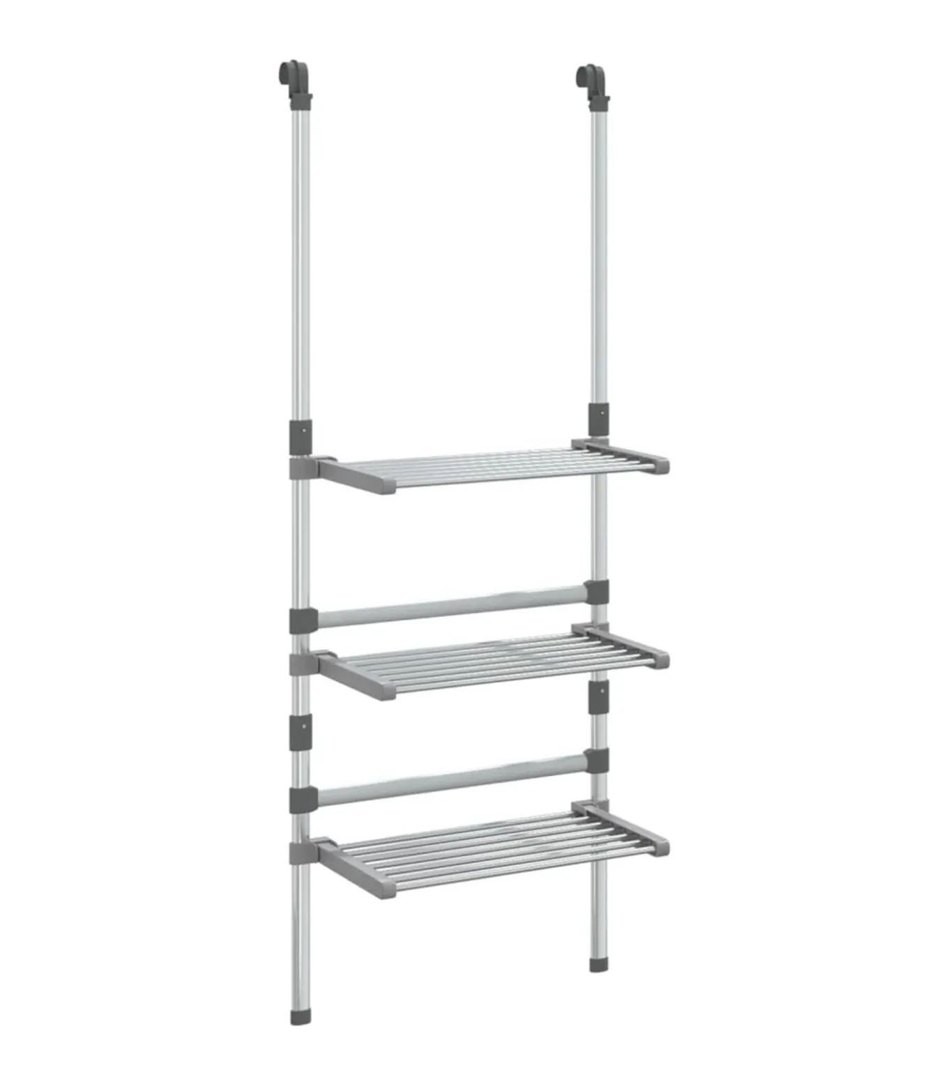 Droogrek 3-laags hangend aluminium
