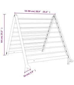 Droogrek voor badkuip uitschuifbaar 53-90 cm aluminium
