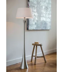 Drum Lampenkap Polycotton - Wit - 45x35x25cm