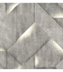 DUTCH WALLCOVERINGS Behang Onyx donkergrijs