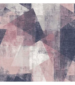 DUTCH WALLCOVERINGS Behang perspectieven roze en paars