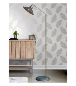 DUTCH WALLCOVERINGS Behang Fawning Feather lichtgrijs