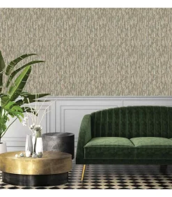 DUTCH WALLCOVERINGS Behang Phoenix groen en beige