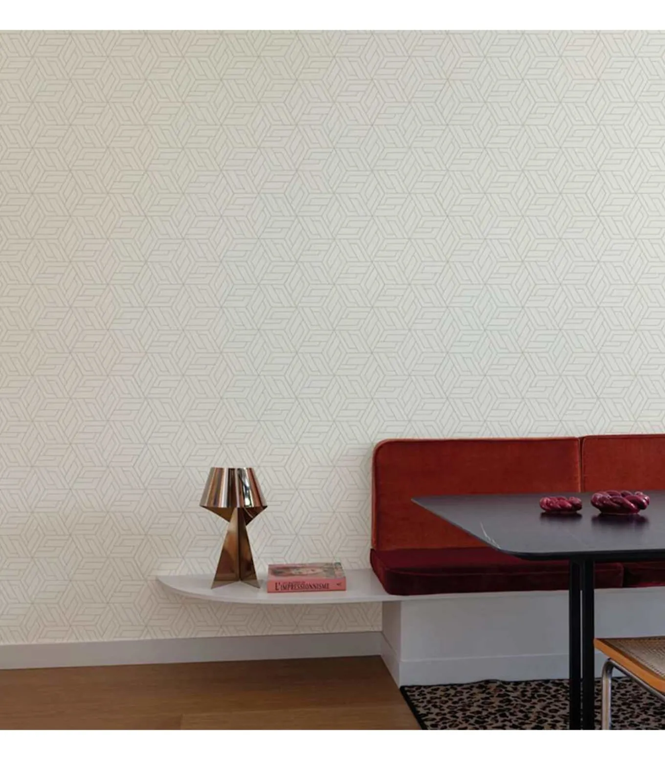 DUTCH WANDBEKLEDING Behang Cobra Wit