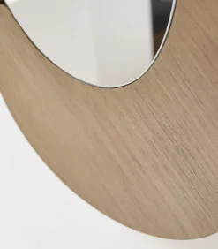 Eda - Ovale spiegel in licht mindihout 75 x 115 cm