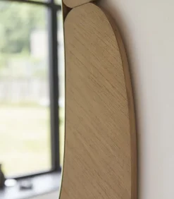 Eda - Ovale spiegel in licht mindihout 115 x 75 cm