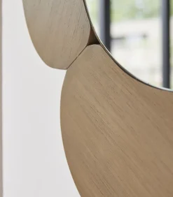 Eda - Ovale spiegel in licht mindihout 115 x 75 cm