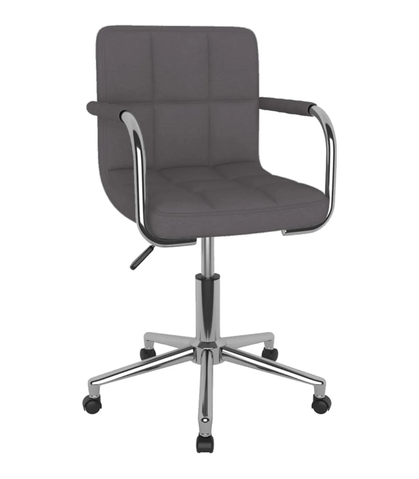 Eetkamerstoel draaibaar stof taupe