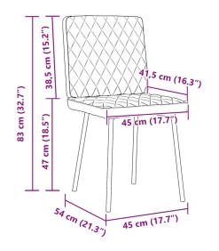 Eetkamerstoelen 6 st fluweel lichtgrijs