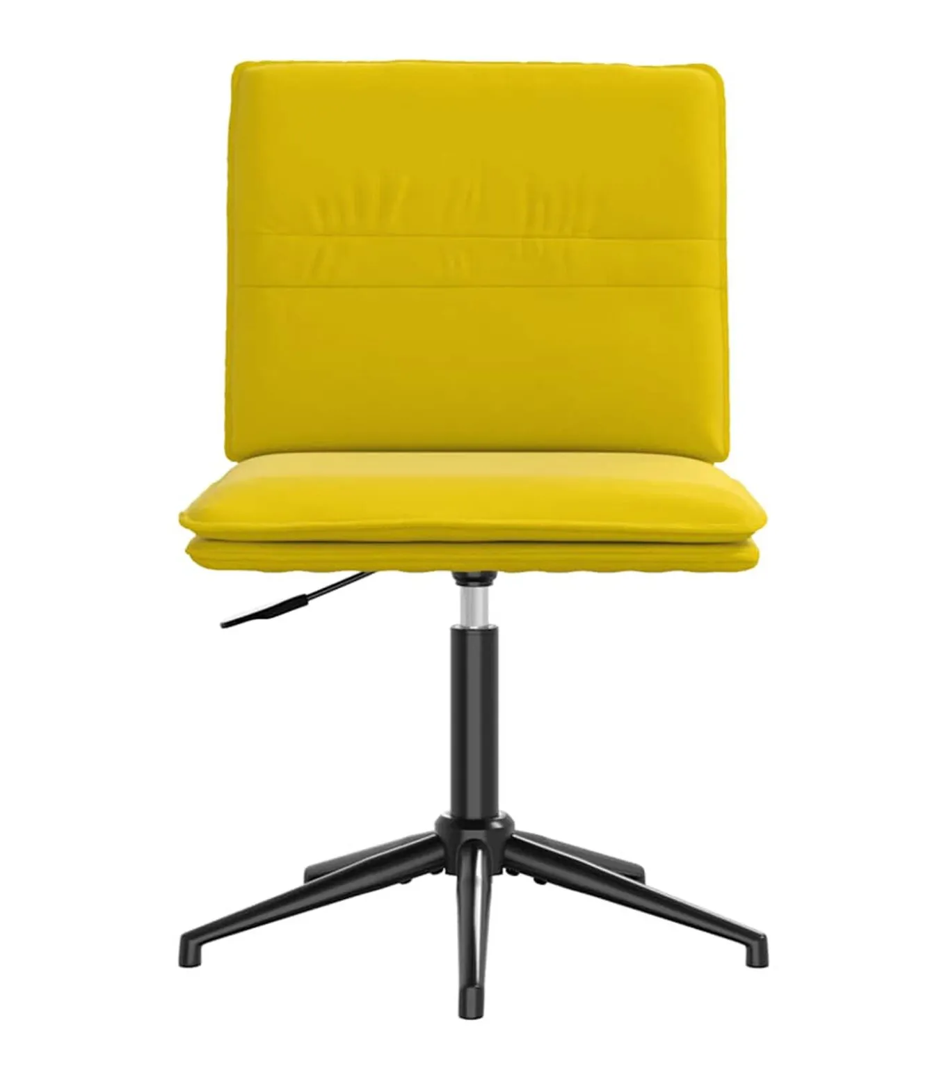 Eetkamerstoelen 2 st fluweel geel