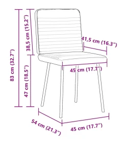 Eetkamerstoelen 4 st fluweel wijnrood