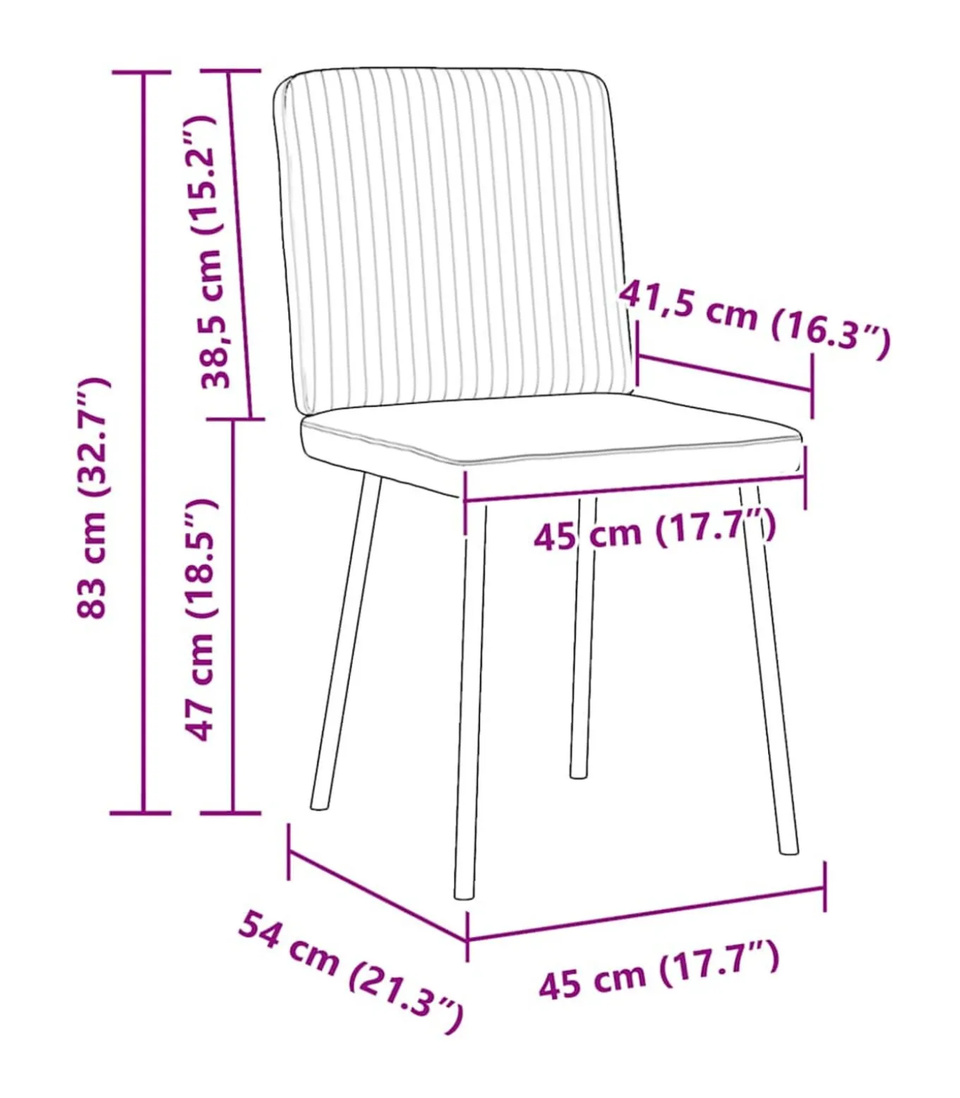 Eetkamerstoelen 4 st fluweel crèmekleurig