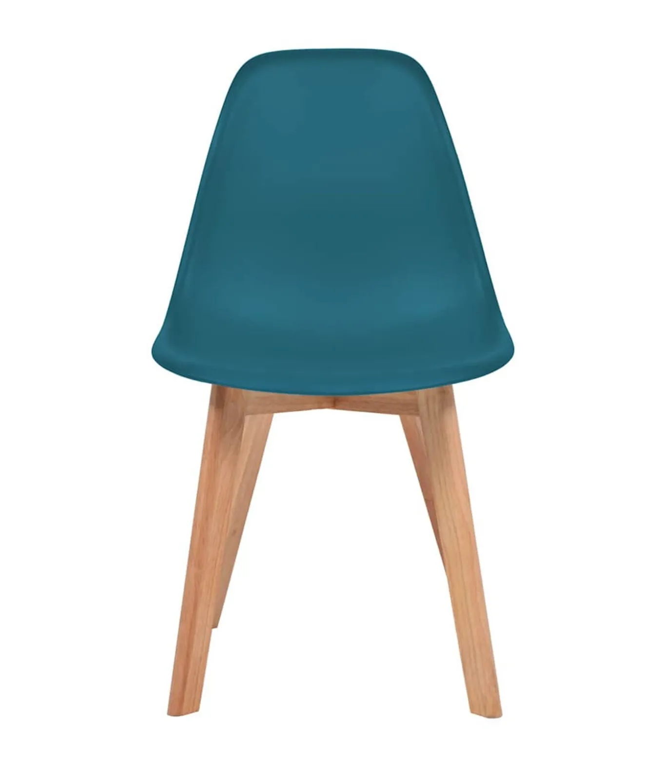 Eetkamerstoelen 4 st kunststof turquoise