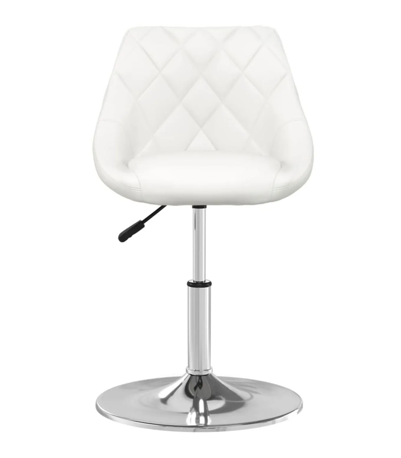 Eetkamerstoelen 4 st kunstleer wit