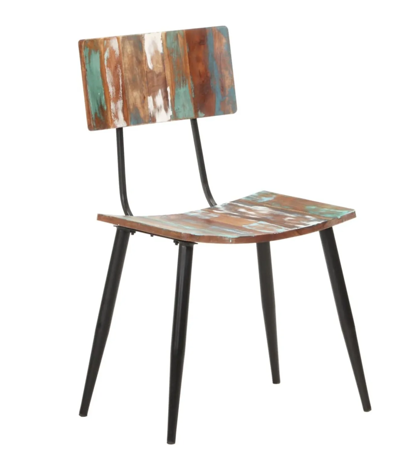 Eetkamerstoelen 4 st massief gerecycled hout