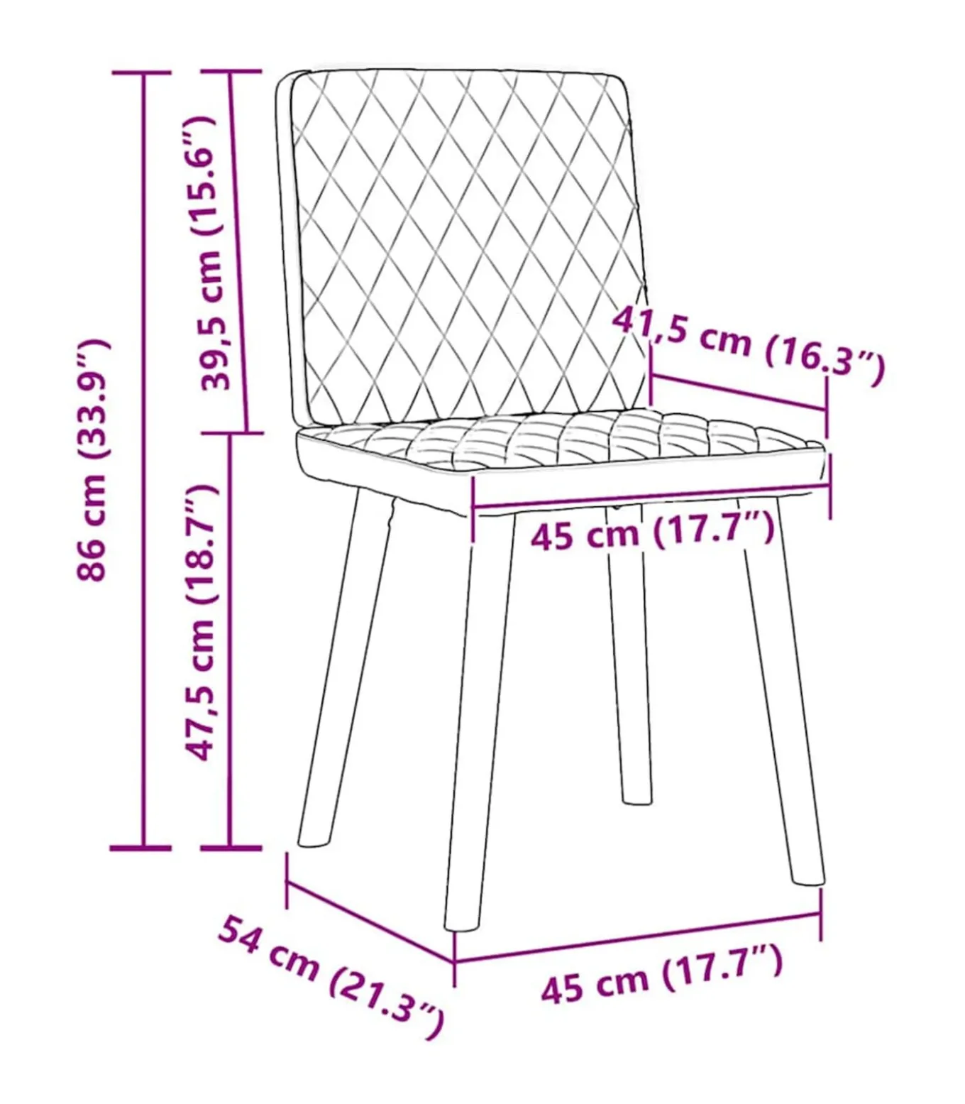 Eetkamerstoelen 4 st stof donkergroen
