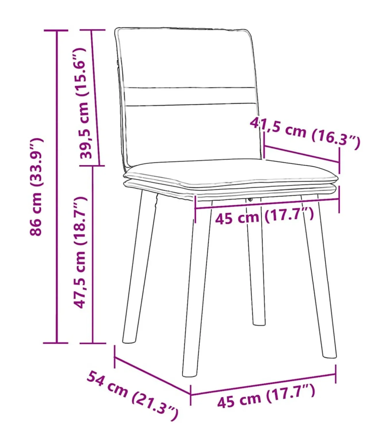 Eetkamerstoelen 6 st stof donkergroen