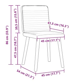 Eetkamerstoelen 4 st stof wijnrood