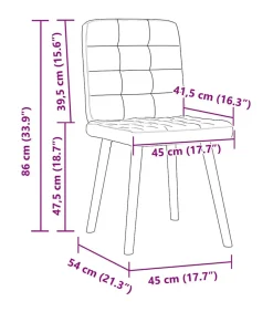 Eetkamerstoelen 2 st stof donkergroen