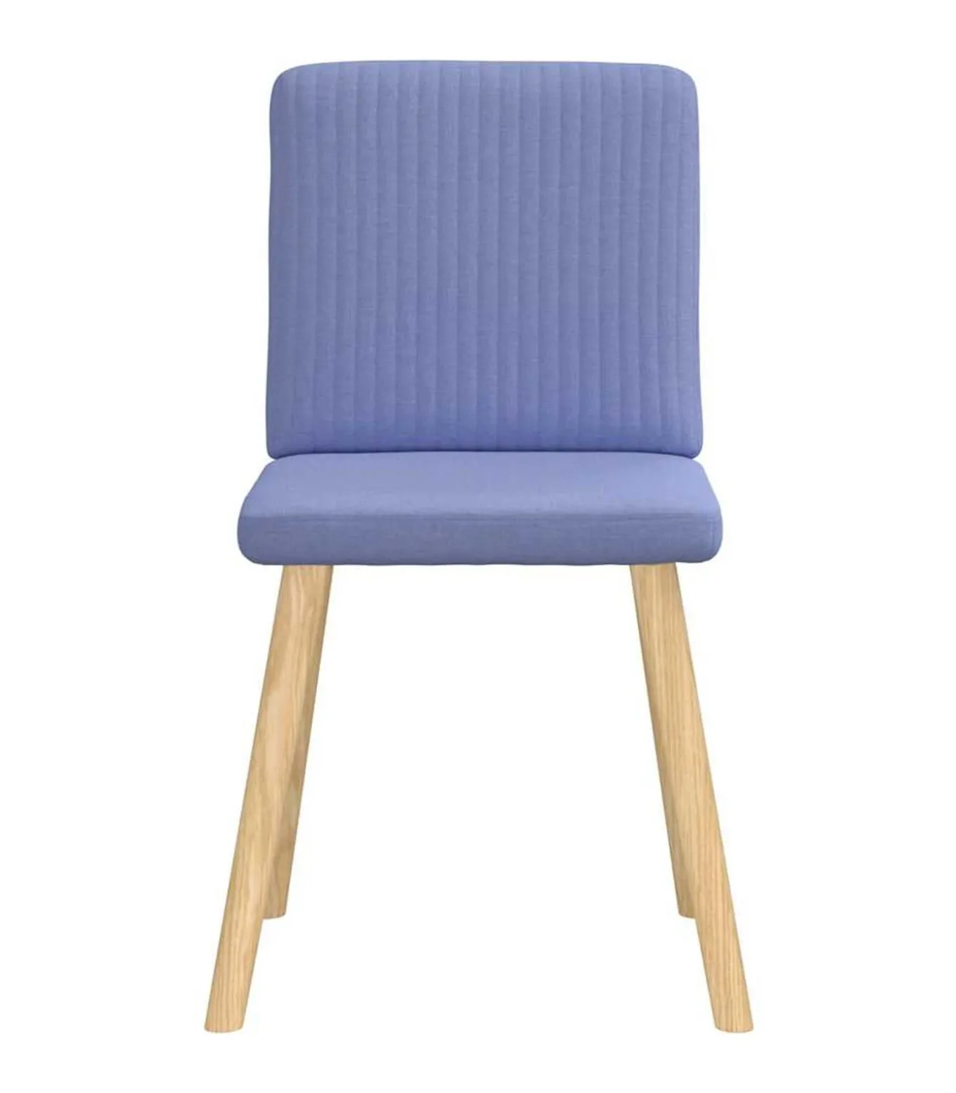 Eetkamerstoelen 4 st stof jeansblauw