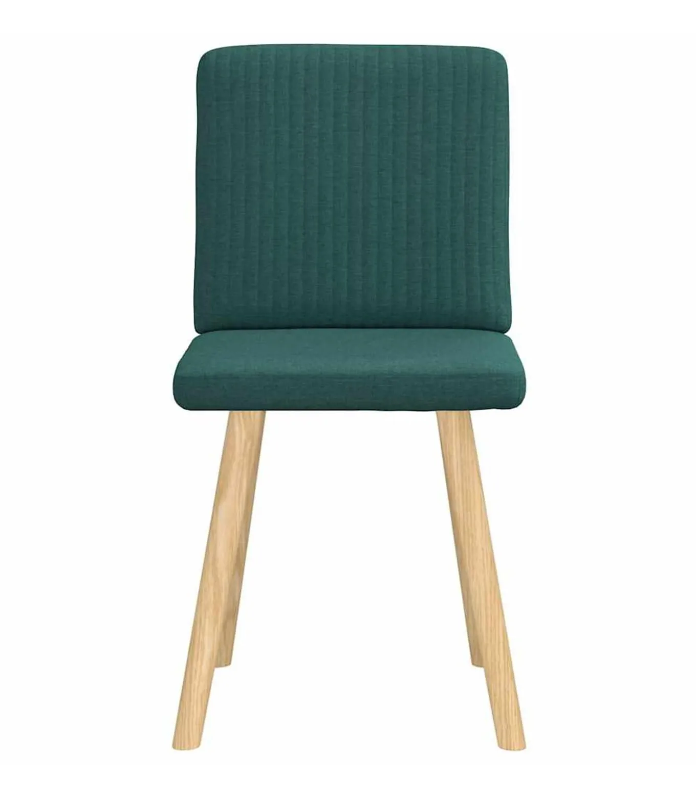 Eetkamerstoelen 2 st stof donkergroen