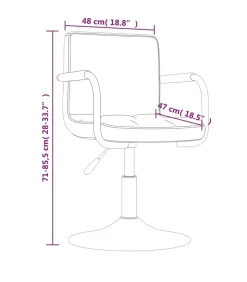 Eetkamerstoelen draaibaar 2 st fluweel donkergrijs