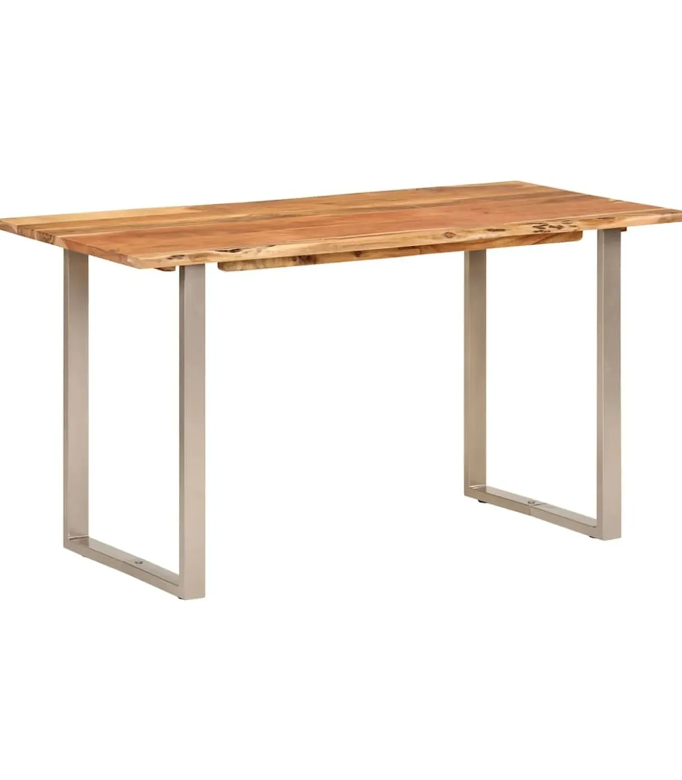 Eettafel 140x70x76 cm massief acaciahout