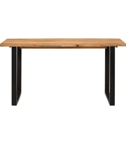 Eettafel 154x80x76 cm massief acaciahout