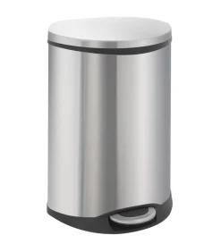 EKO Pedaalemmer Shell 2x22 L matzilverkleurig