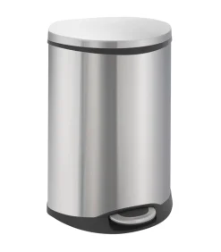 EKO Pedaalemmer Shell 2x22 L matzilverkleurig