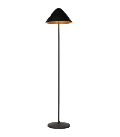 Elan - Staande Lamp - Zwart & Goud