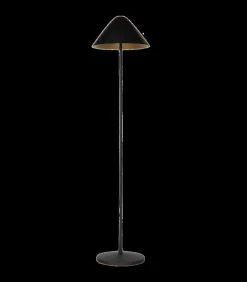 Elan - Staande Lamp - Zwart & Goud