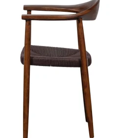 Embrace Eetkamerstoelen - Beukenhout - Donkerbruin - Set van 6