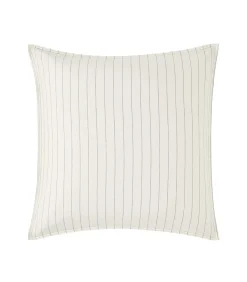 Equilibre - Effen kussensloop in flanellen chambray katoen