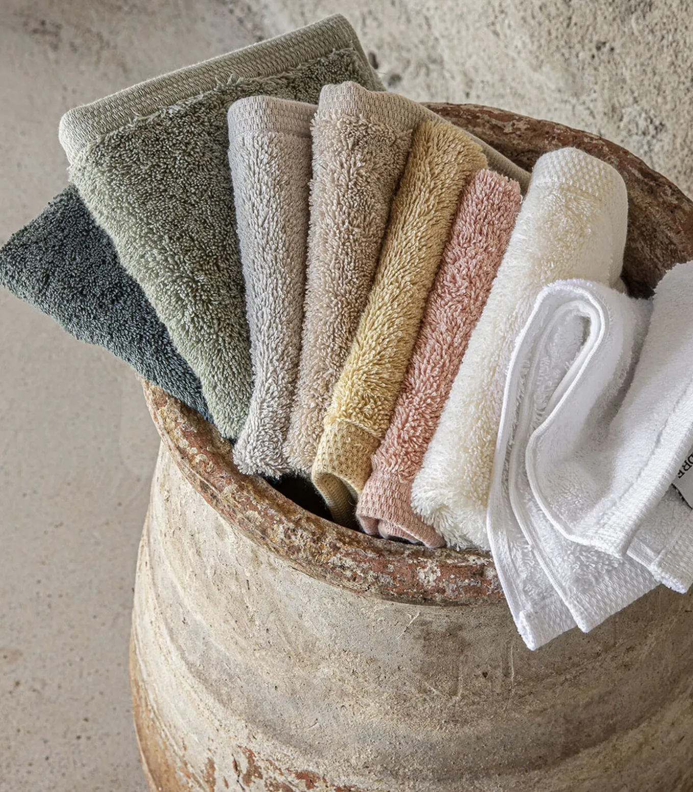 Essentiel - Effen vierkant gezichtsdoekje van biologisch katoen