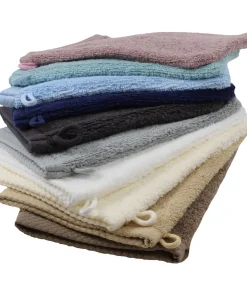 ESSENTIELLE - Set van 3 badstof washandjes 600gr taupe