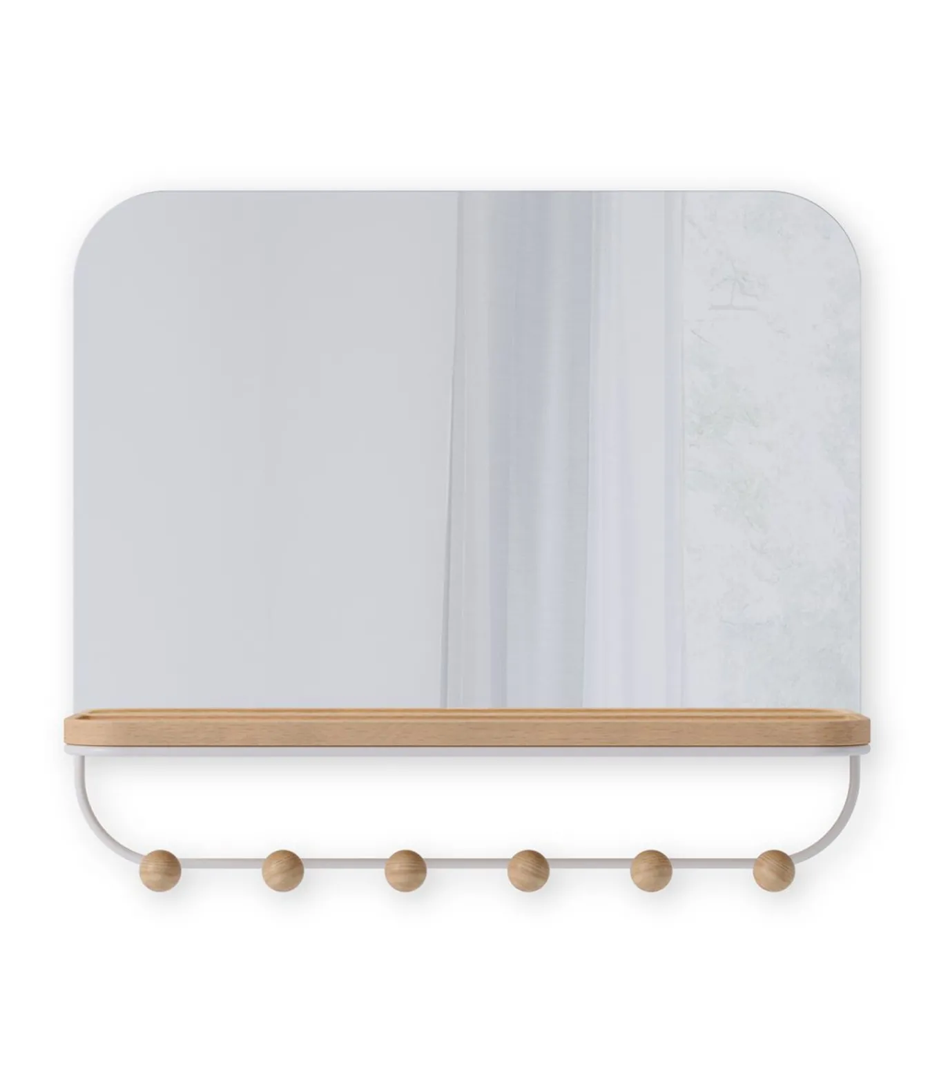 Estique spiegel met haken