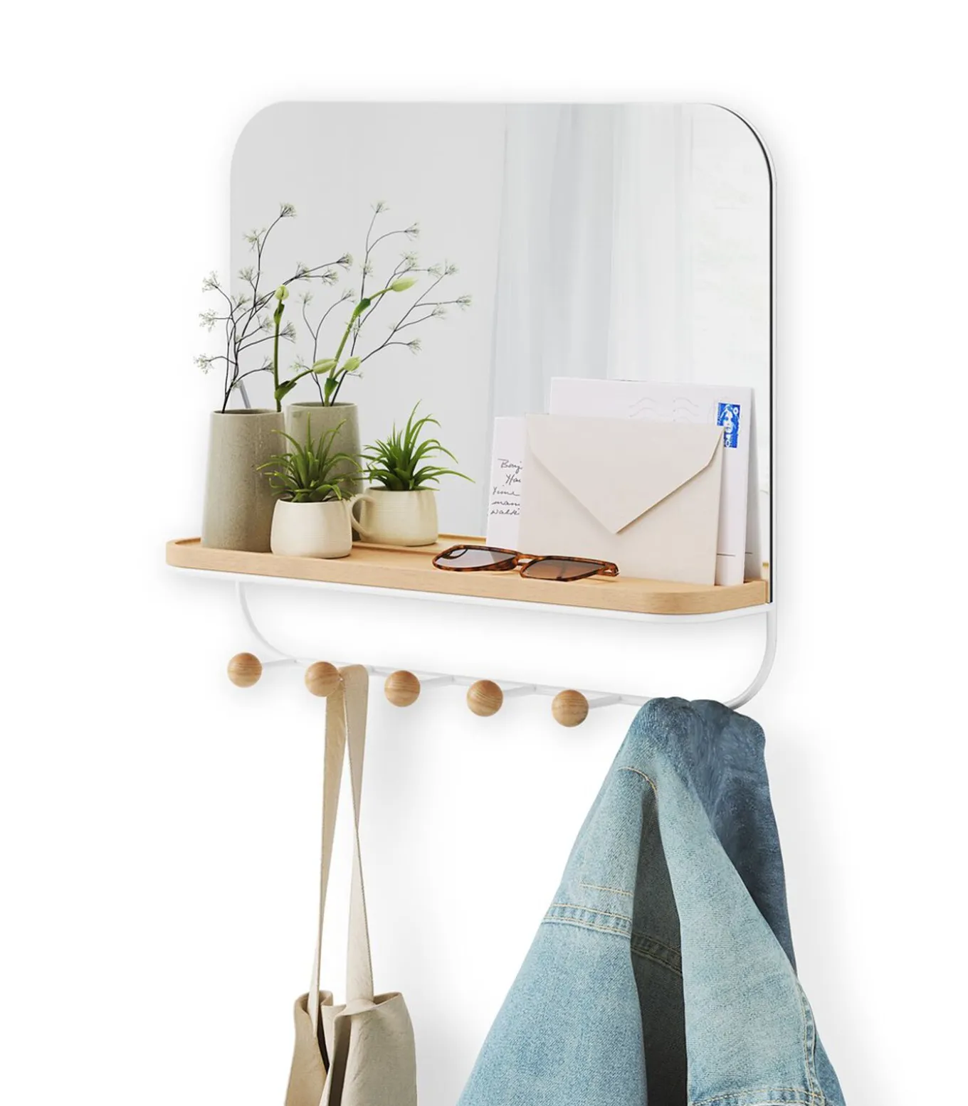 Estique spiegel met haken