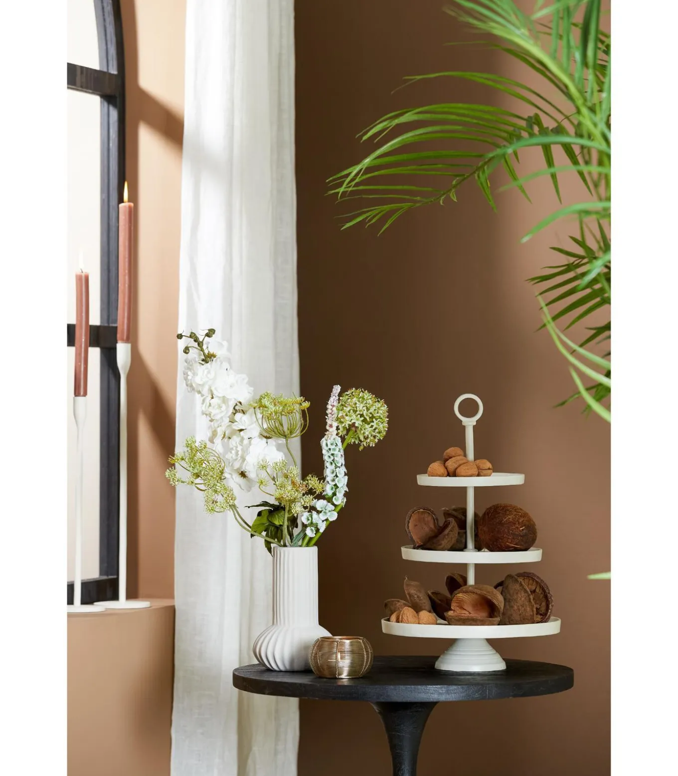 Etagère Marozu - Crème - 3 Laags