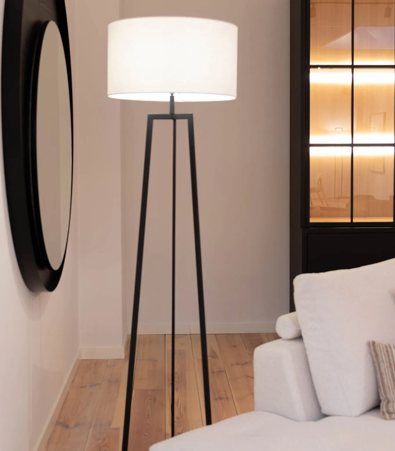 Falco - Stalamp - Zwart & Wit